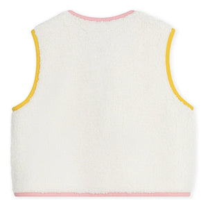Petit Bateau - Chaleco Sherpa Sin Mangas | Crudo