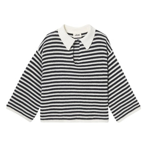 Nitah - Jersey de rayas George | Negro