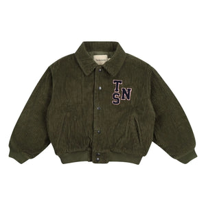 the new society - Mikel Kadife Bomber | Verde oscuro