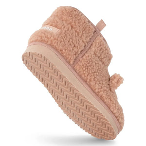 Liewood - Botas estilo sherpa Alban con estampado de gato hechas de fibras recicladas | Rosa