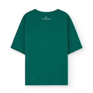 The Animals Observatory - Camiseta de algodón orgánico Collie Fusée | Verde