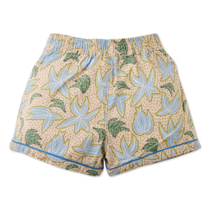 Gingersnaps - Conjunto de Camisa y Pantalón Corto de Lino y Plátano | Beige