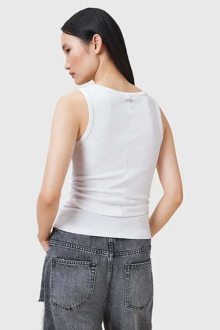 Top AllSaints de algodón y elastano para mujer KATARINA