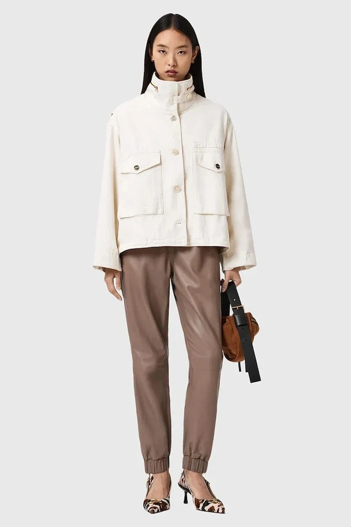 Pantalones de cuero AllSaints JEN