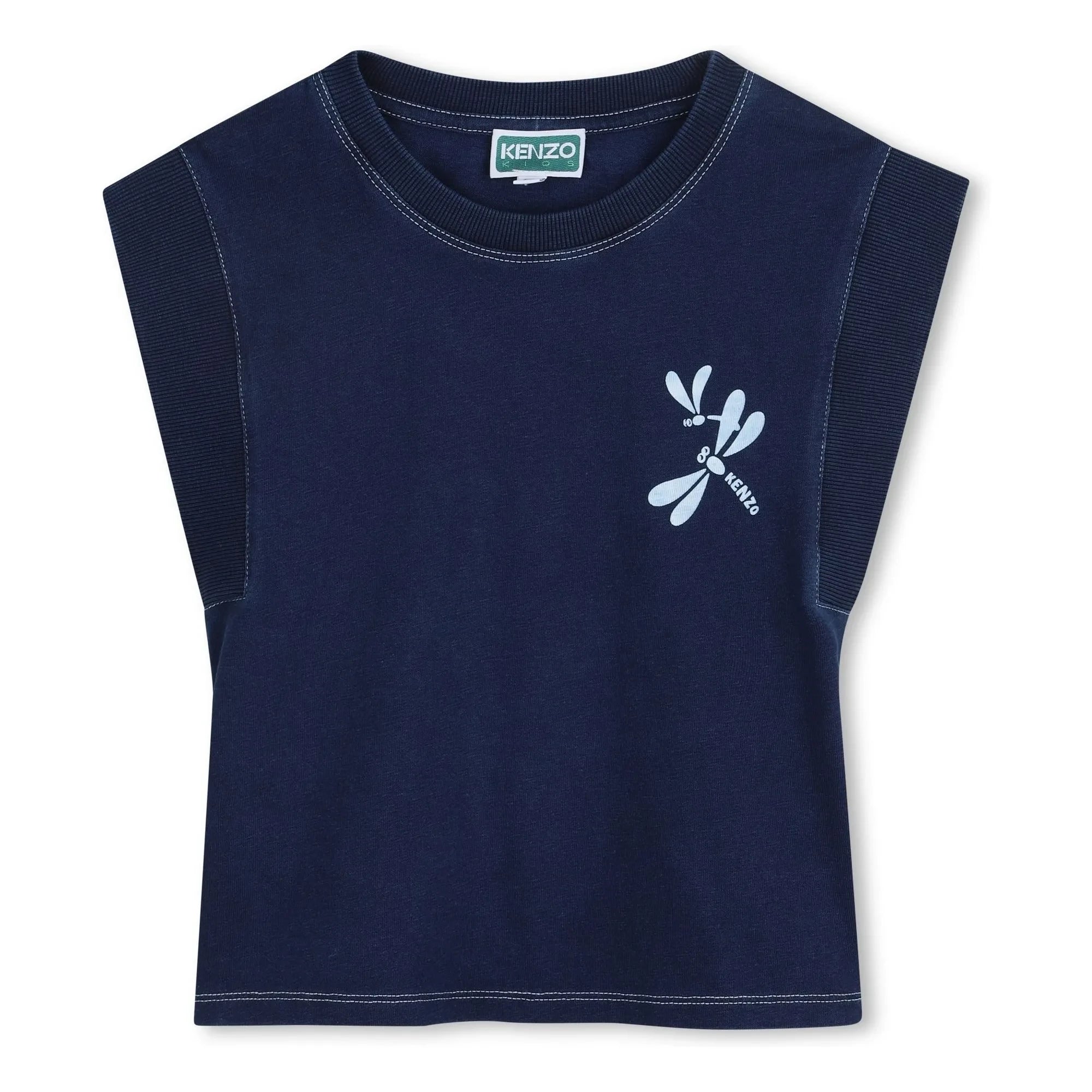 Kenzo - Top Kenzo Garden Libellule | Azul Oscuro