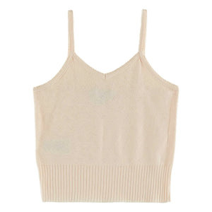 Emile et Ida - Camiseta de tirantes calada | Crema