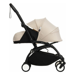 Stokke® - Cochecito de bebé recién nacido YOYO³ Bonpoint 0+ Estructura negra | Beige