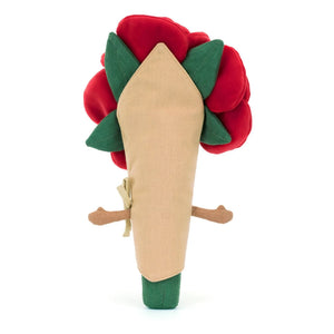 Jellycat - Ramo de rosas de peluche | Rojo