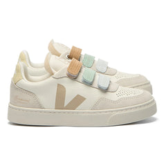 Veja - Zapatillas Veja x Bonpoint Small V-90 Deri O.T. Scratch | Gris