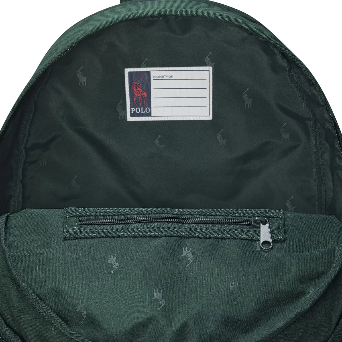 Ralph Lauren - Mochila con logo de fibra reciclada | Verde