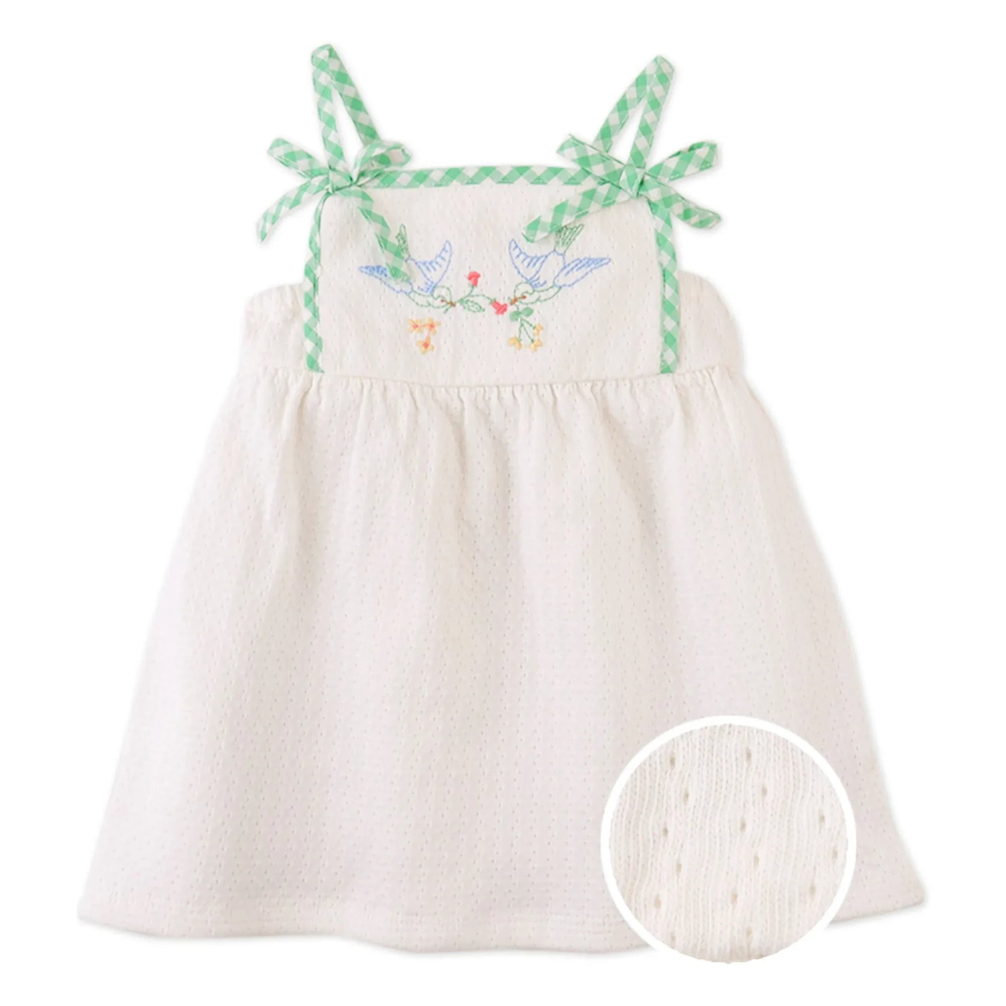 Gingersnaps - Vestido bordado Aviana | Blanco