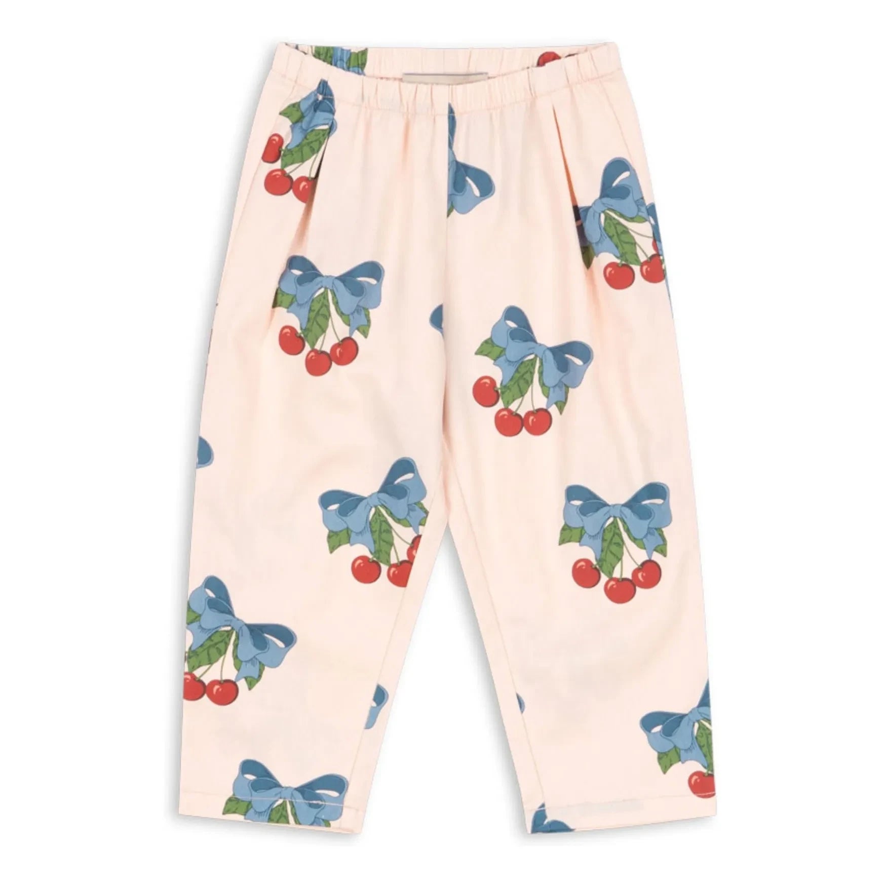 Konges Sløjd - Pantalones de algodón orgánico Frankie Cherries | Rosa
