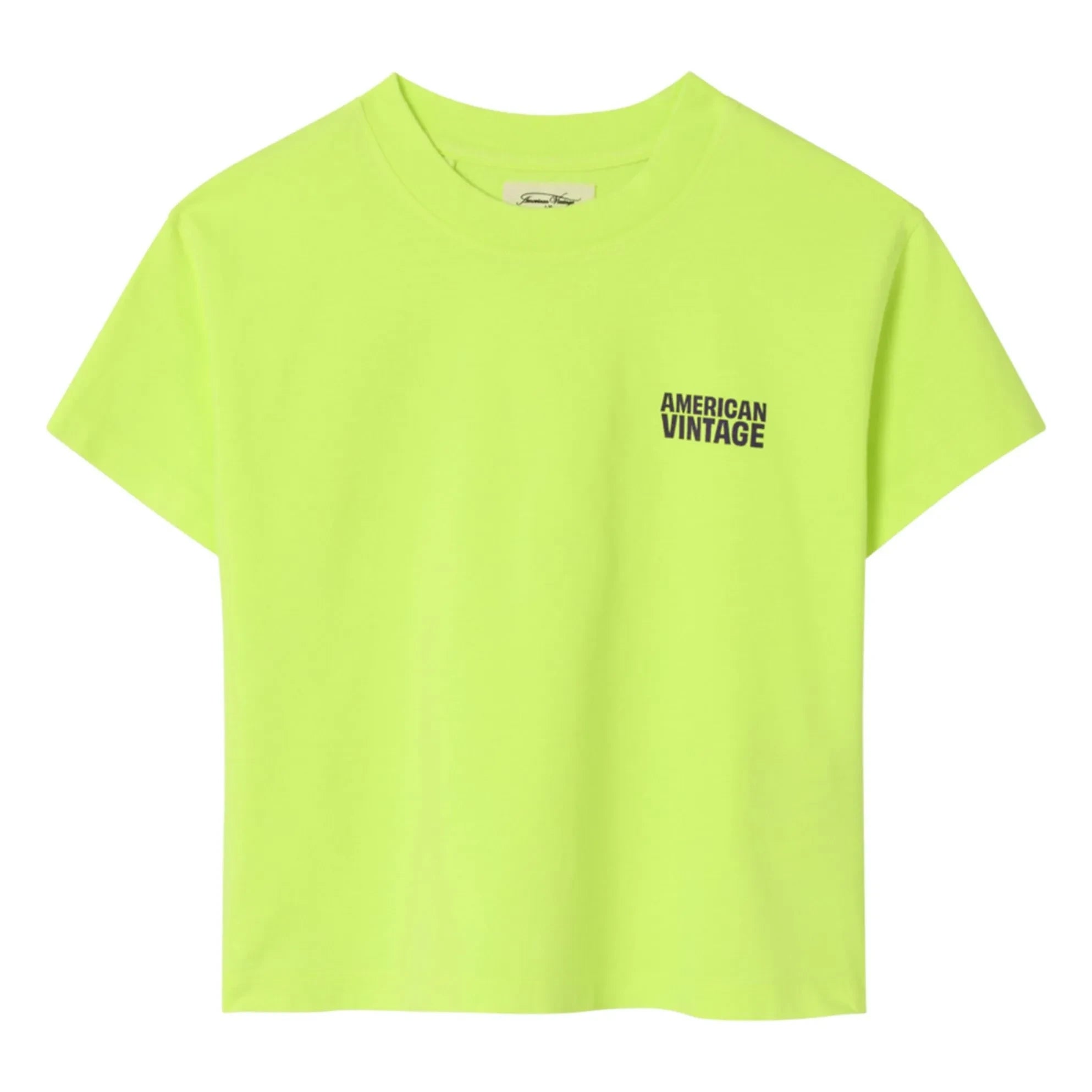 American Vintage - Camiseta Gixy | Amarillo fluorescente