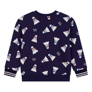 Petit Bateau - Forro polar de bádminton | Azul noche
