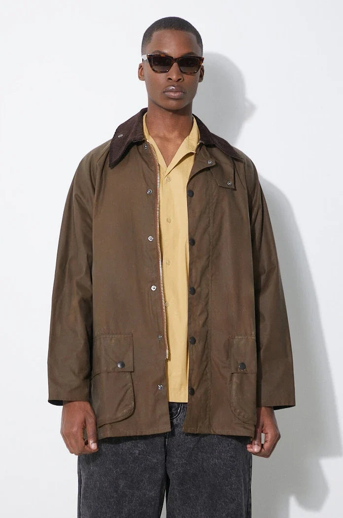 Chaqueta de algodón encerado Barbour Beaufort
