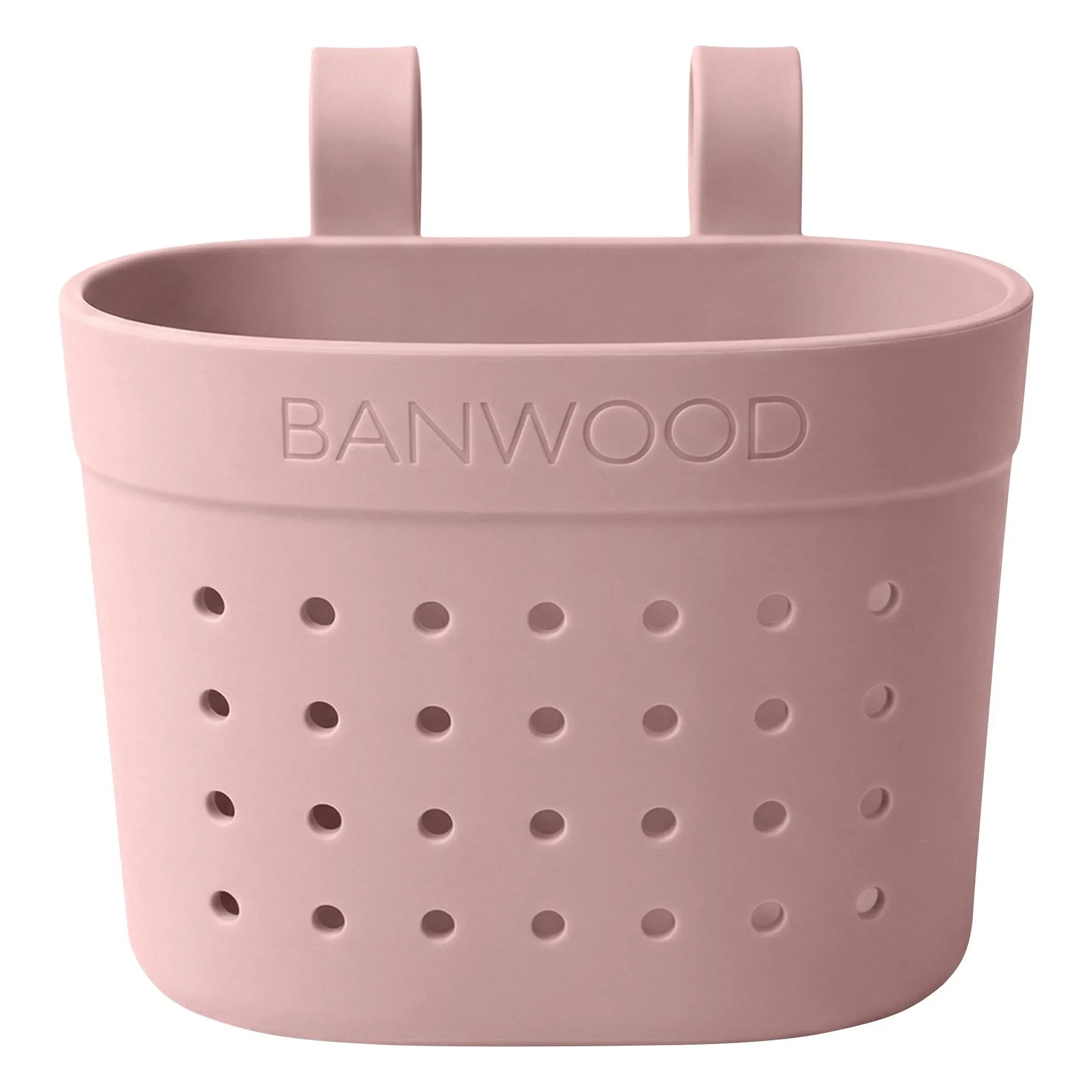 Banwood - Pin & Ride özelleştirilebilir bisiklet sepeti/çekçek | Pembe