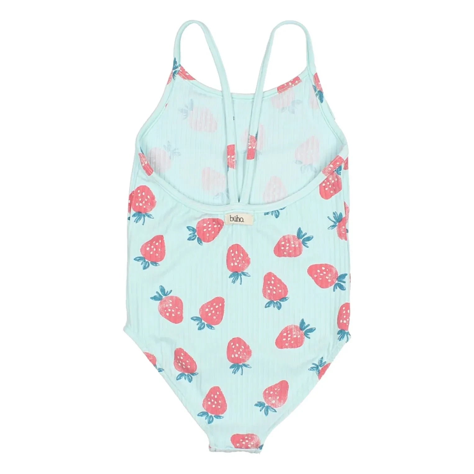Búho - Bañador acanalado con estampado de fresas | Aqua