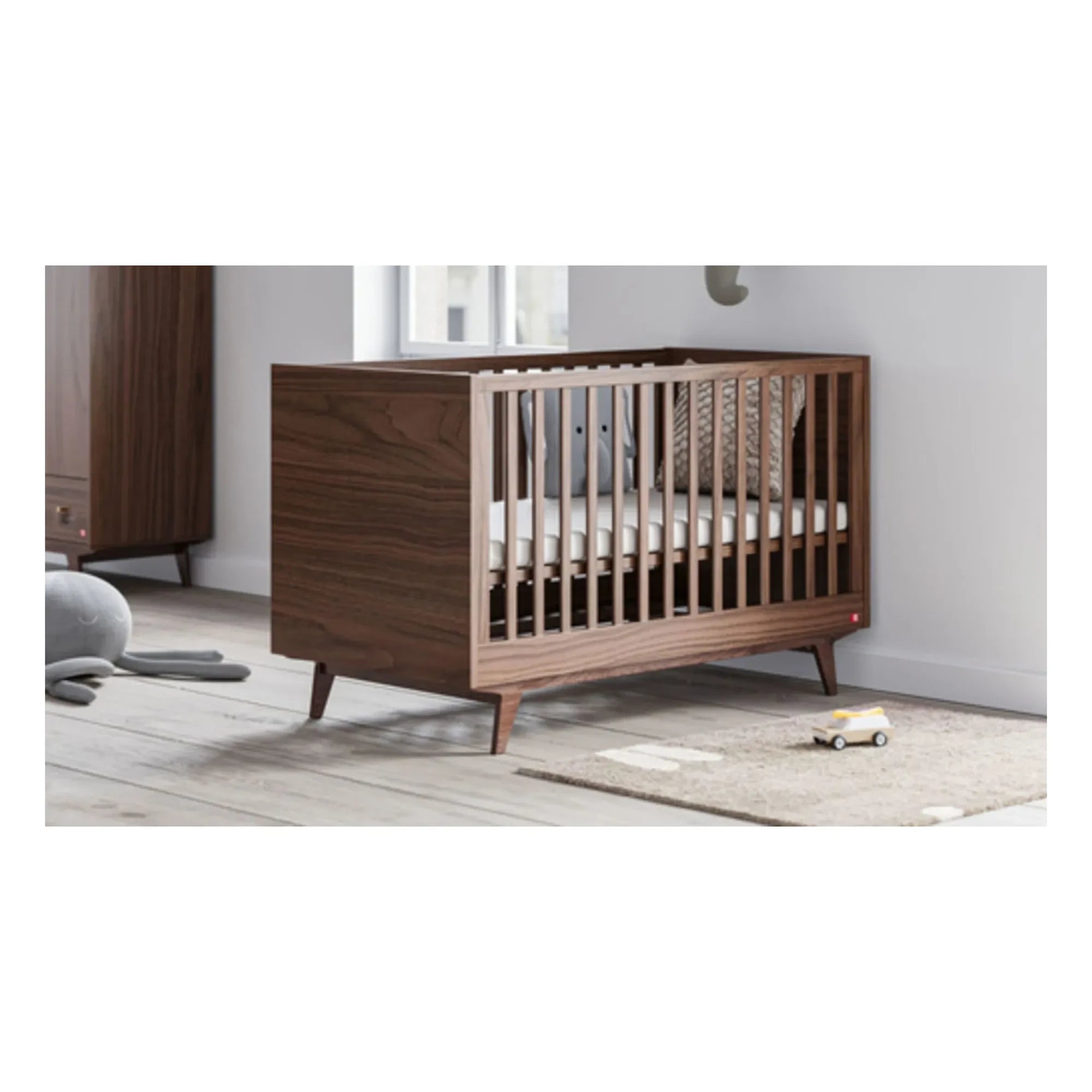 VOX - Cama evolutiva Mid II 70x140 | Nogal