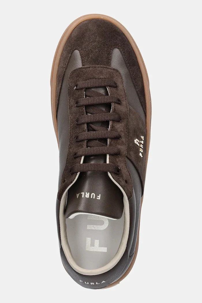 Zapatillas deportivas de piel con cordones Furla Enjoy