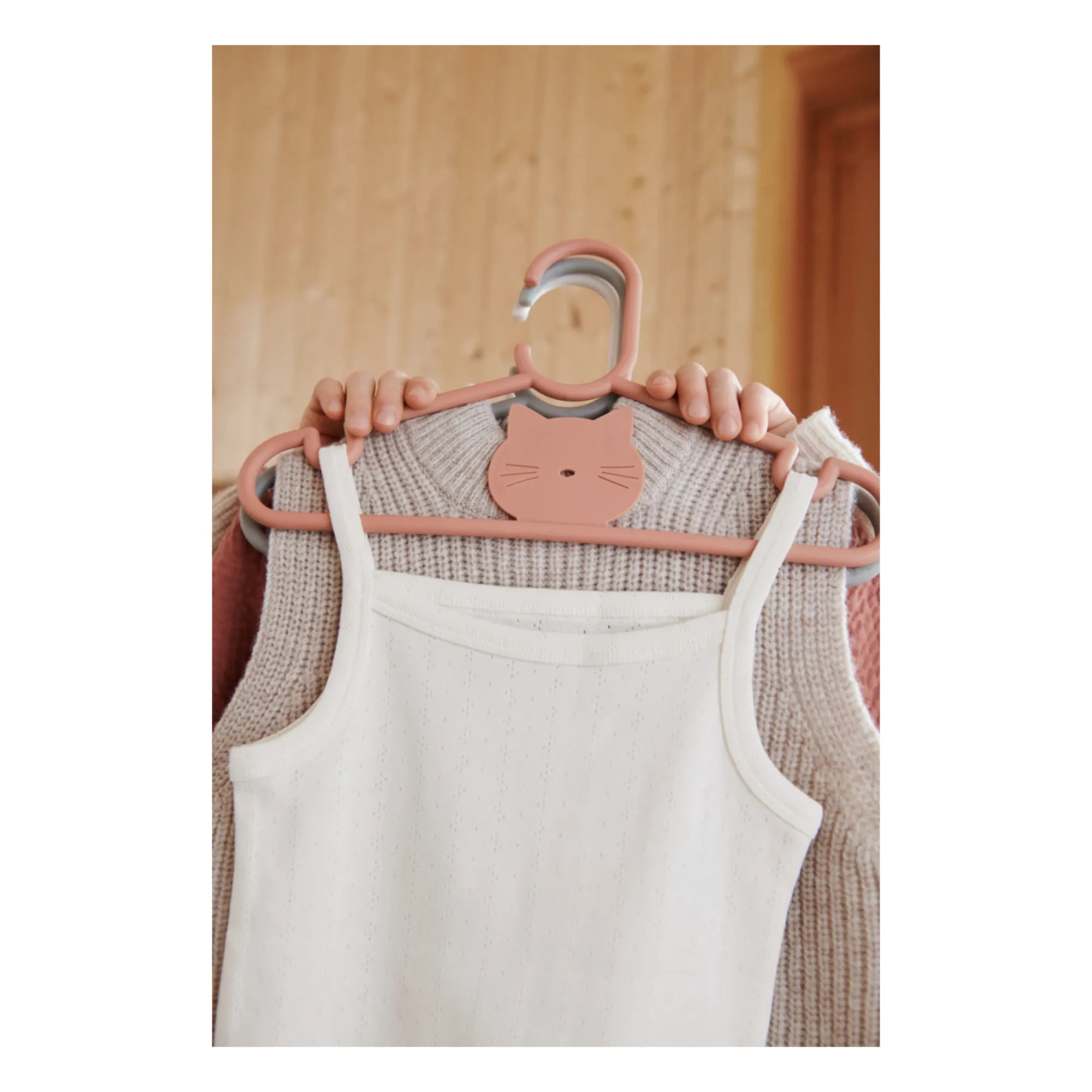 Liewood - Perchas Falton - Set de 8 | Tuscany Rose