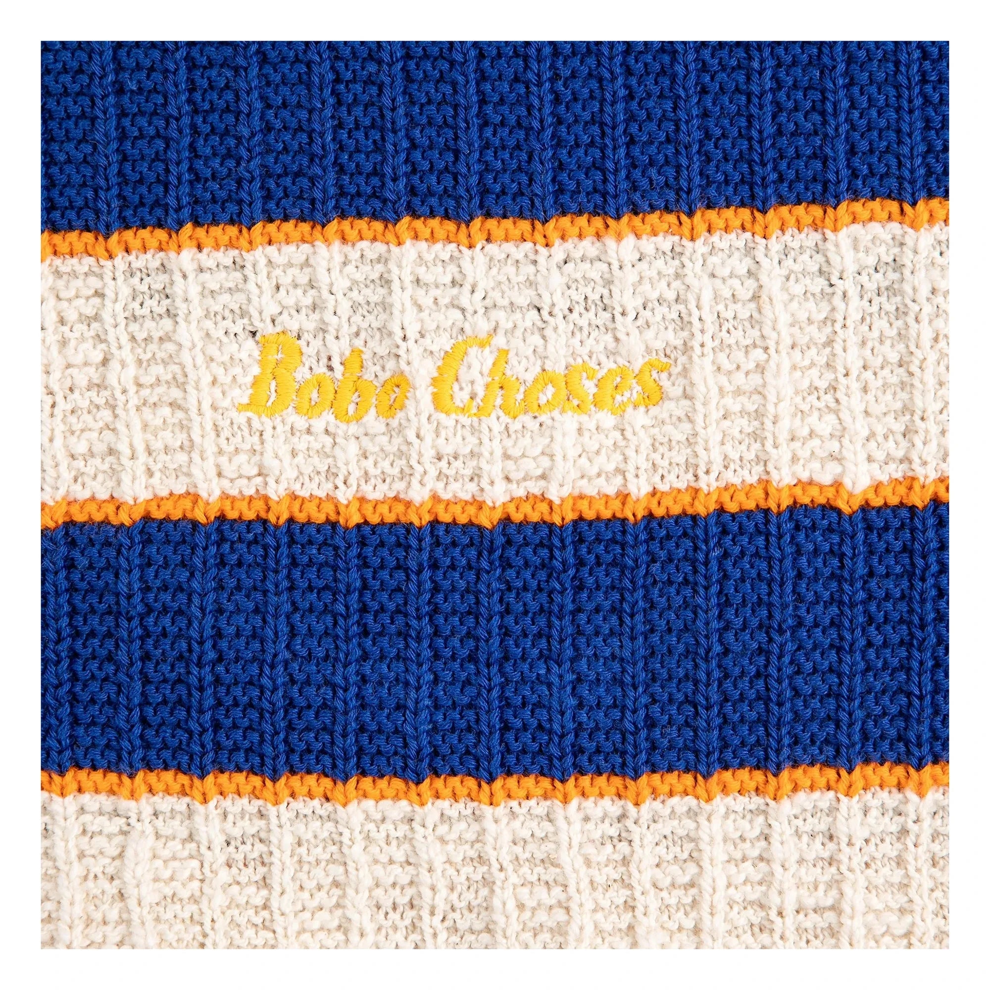 Bobo Choses - Jersey de algodón orgánico a rayas | Beige jaspeado