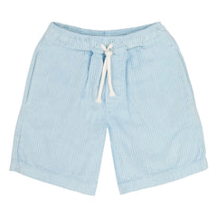 Jenest - Hug Shorts de Terciopelo de Algodón Orgánico | Azul claro