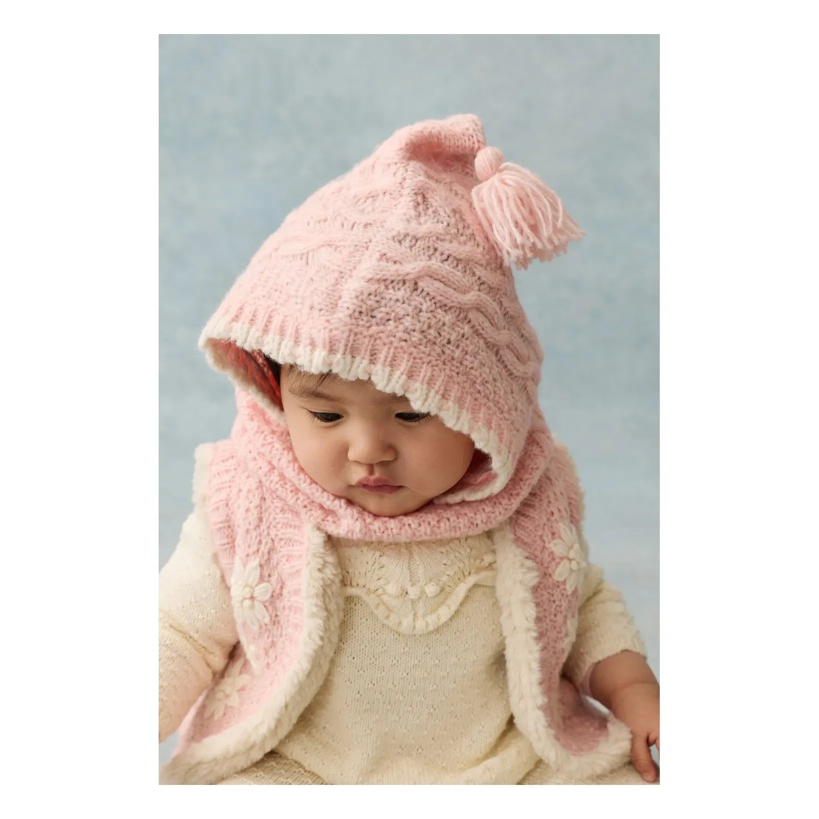Louise Misha - Aliouki Yün balaklava | Pembe
