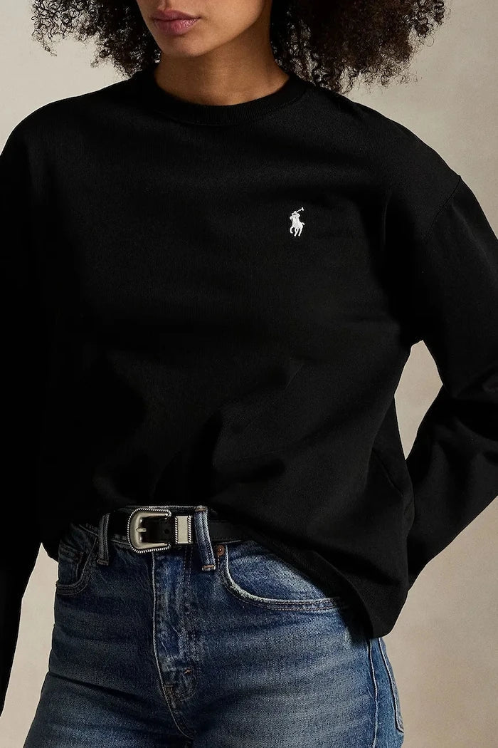 Blusa de algodón de manga larga Polo Ralph Lauren