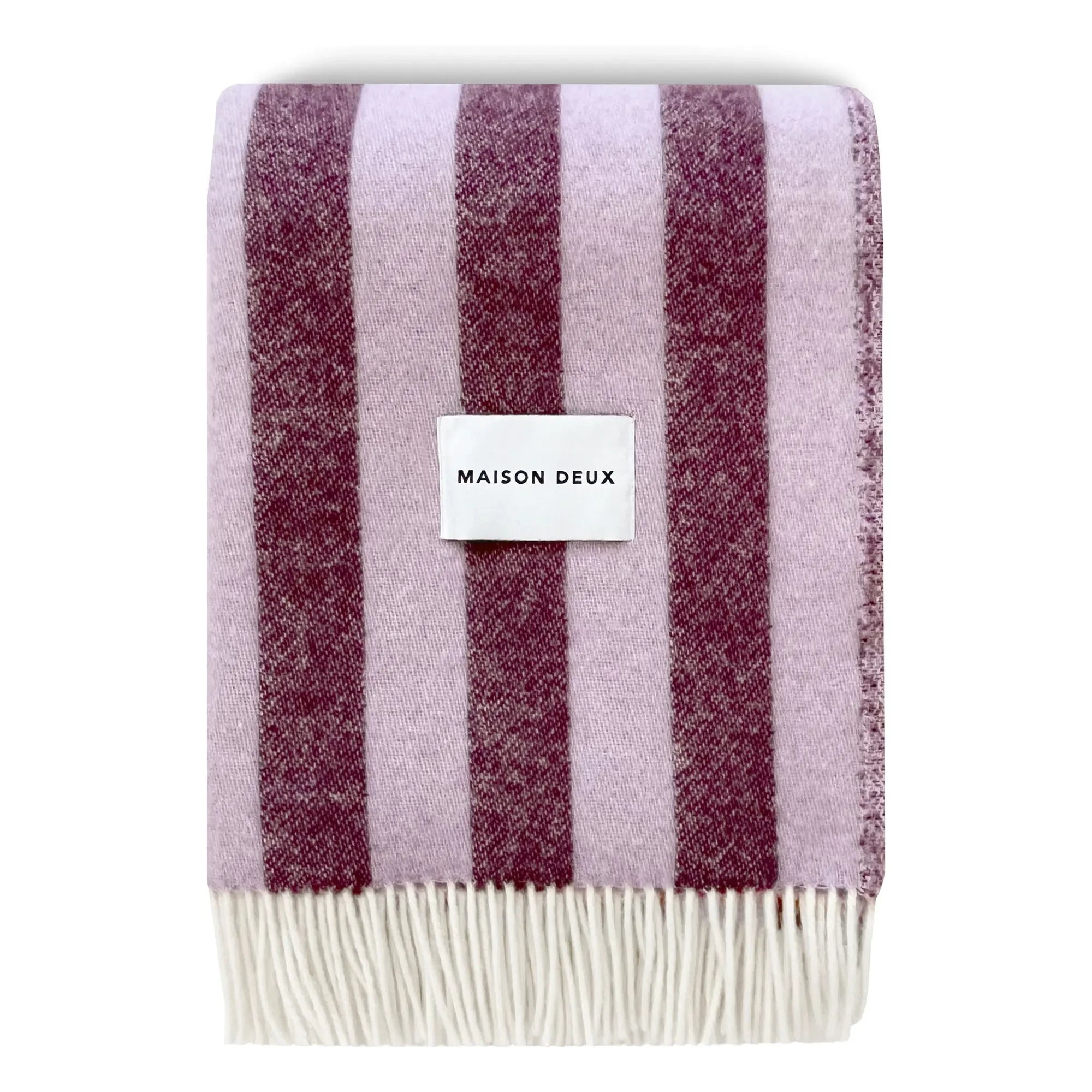Maison Deux - Manta de lana Candy Wrap | Lila