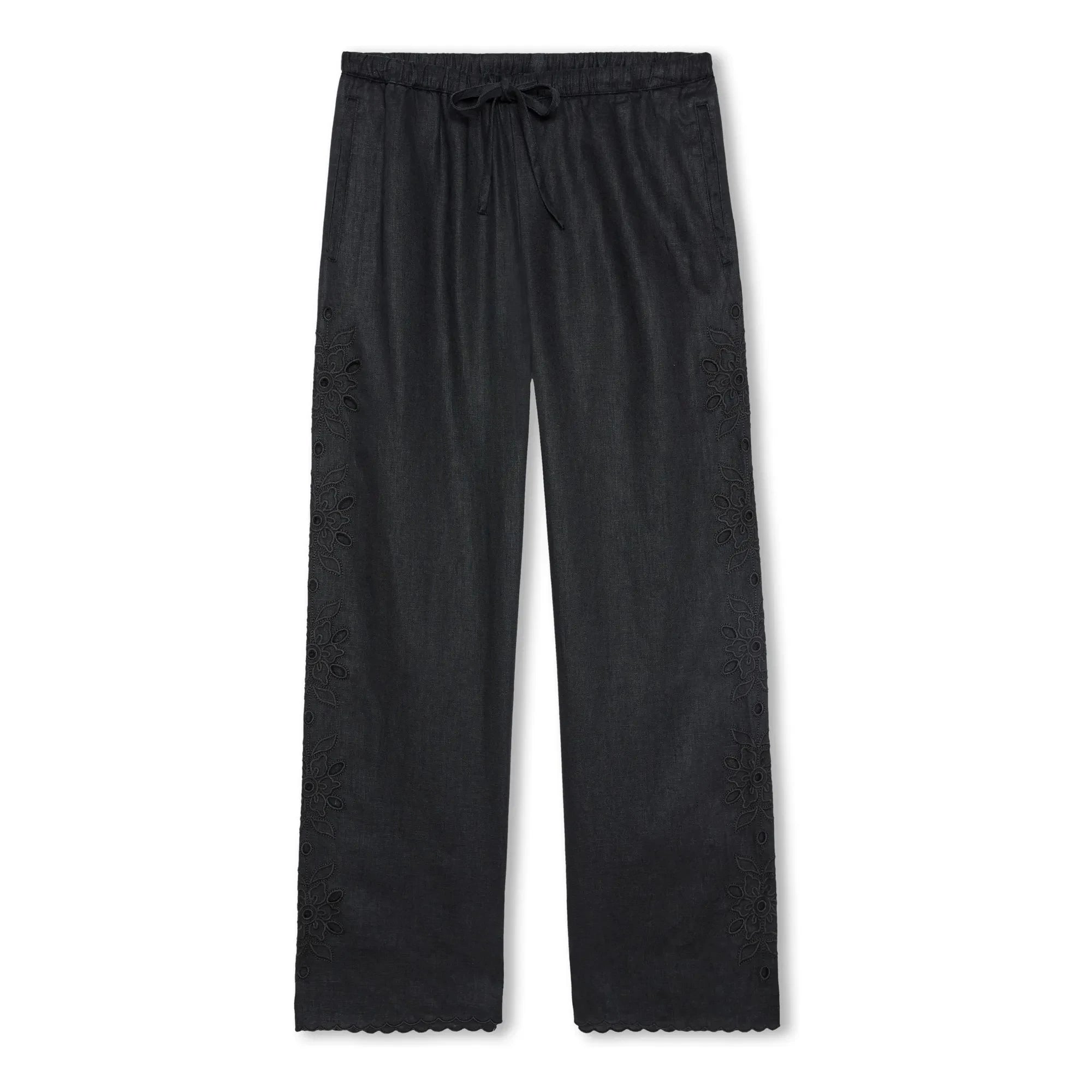Rails - Pantalones bordados Mirina | Negro