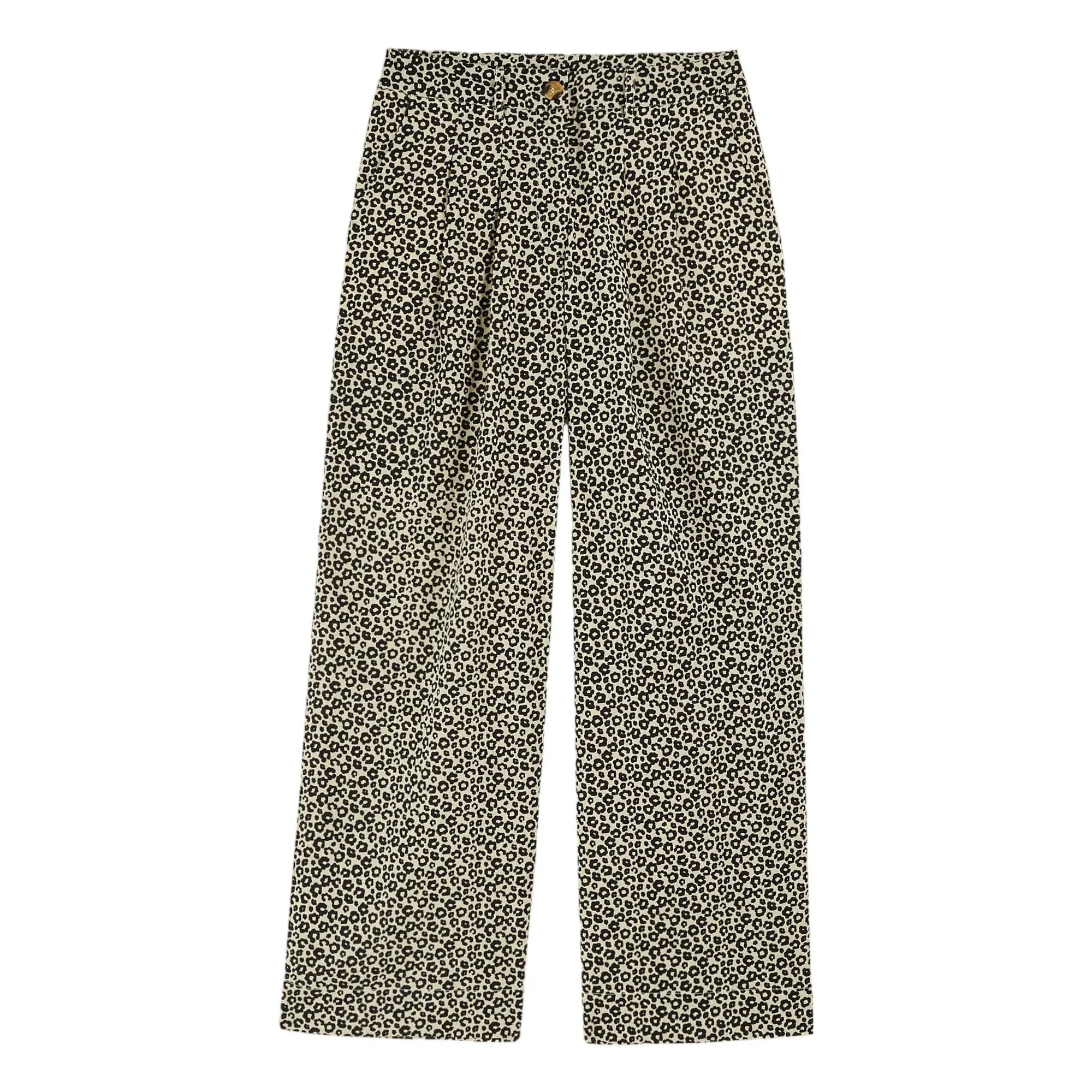 Emile et Ida - Pantalones de leopardo de Bengala | Negro