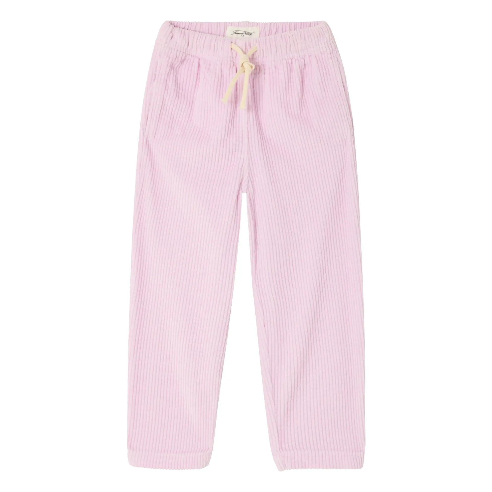 American Vintage - Pantalones de Terciopelo | Rosa Empolvado