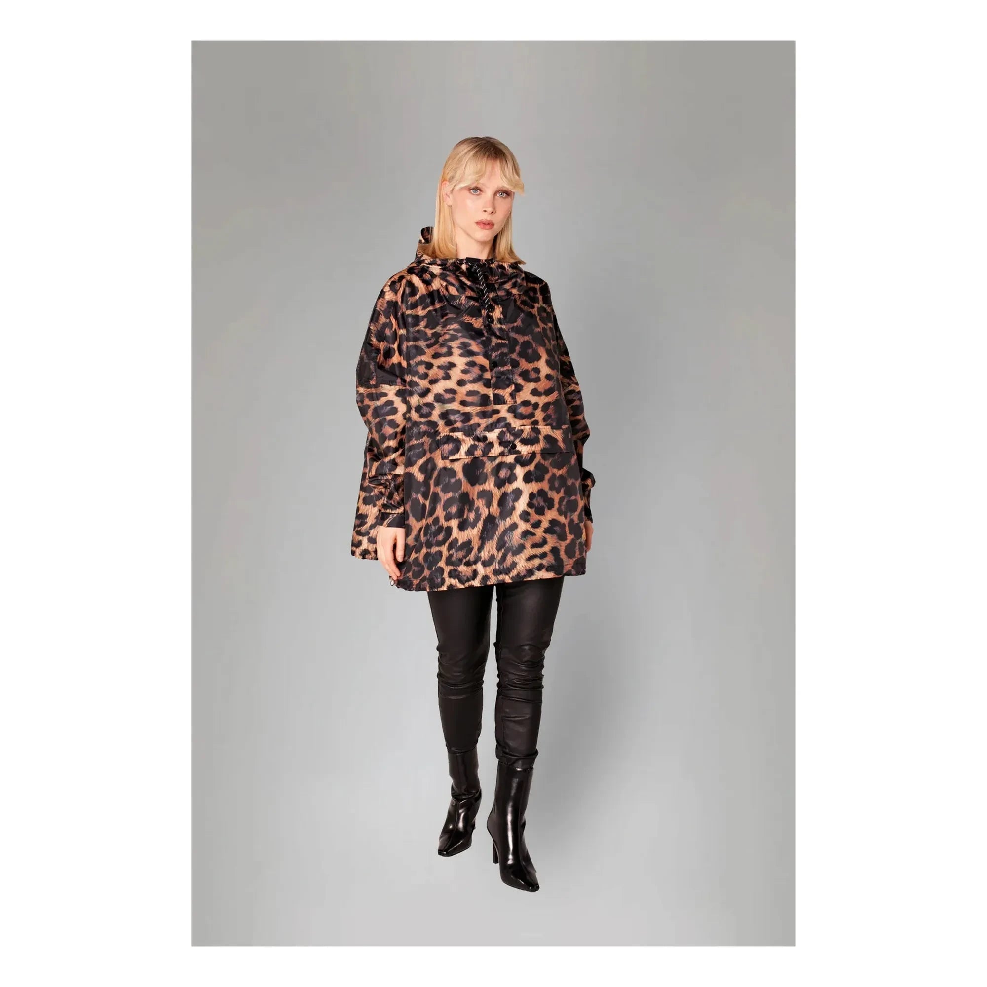 Rainkiss - Chubasquero Dark Leopard | Marrón