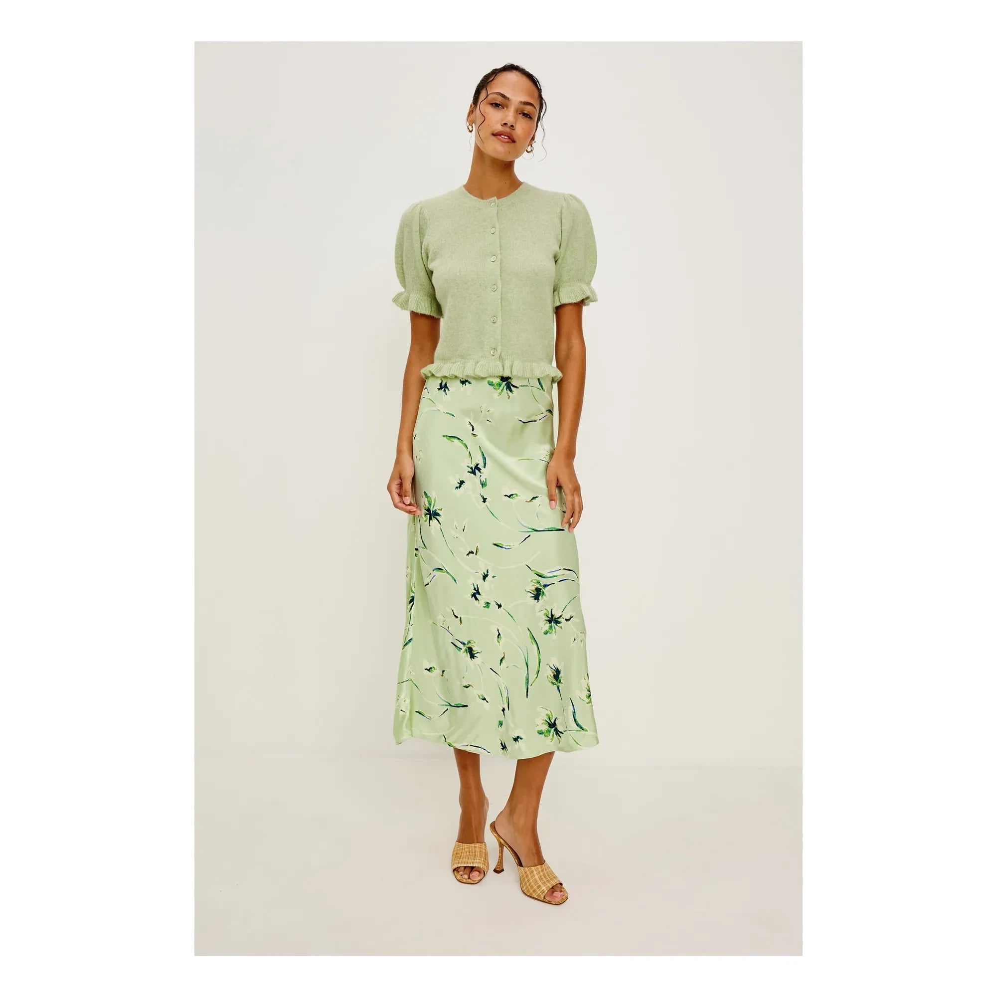 Rails - Falda evasé | Verde menta