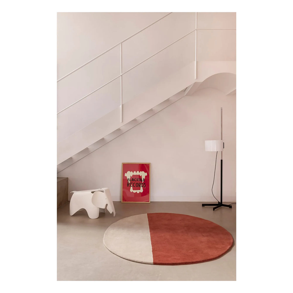 Nanimarquina - Alfombra de lana Pearl | Rojo ladrillo