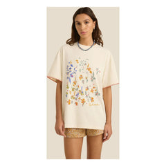 Soleil Soleil - Camiseta de algodón orgánico Posy | Beige
