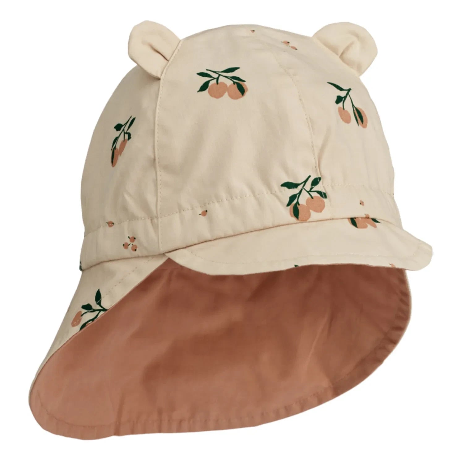 Liewood - Gorro Reversible para Bebé de Algodón Orgánico Gorm | Rosa Claro