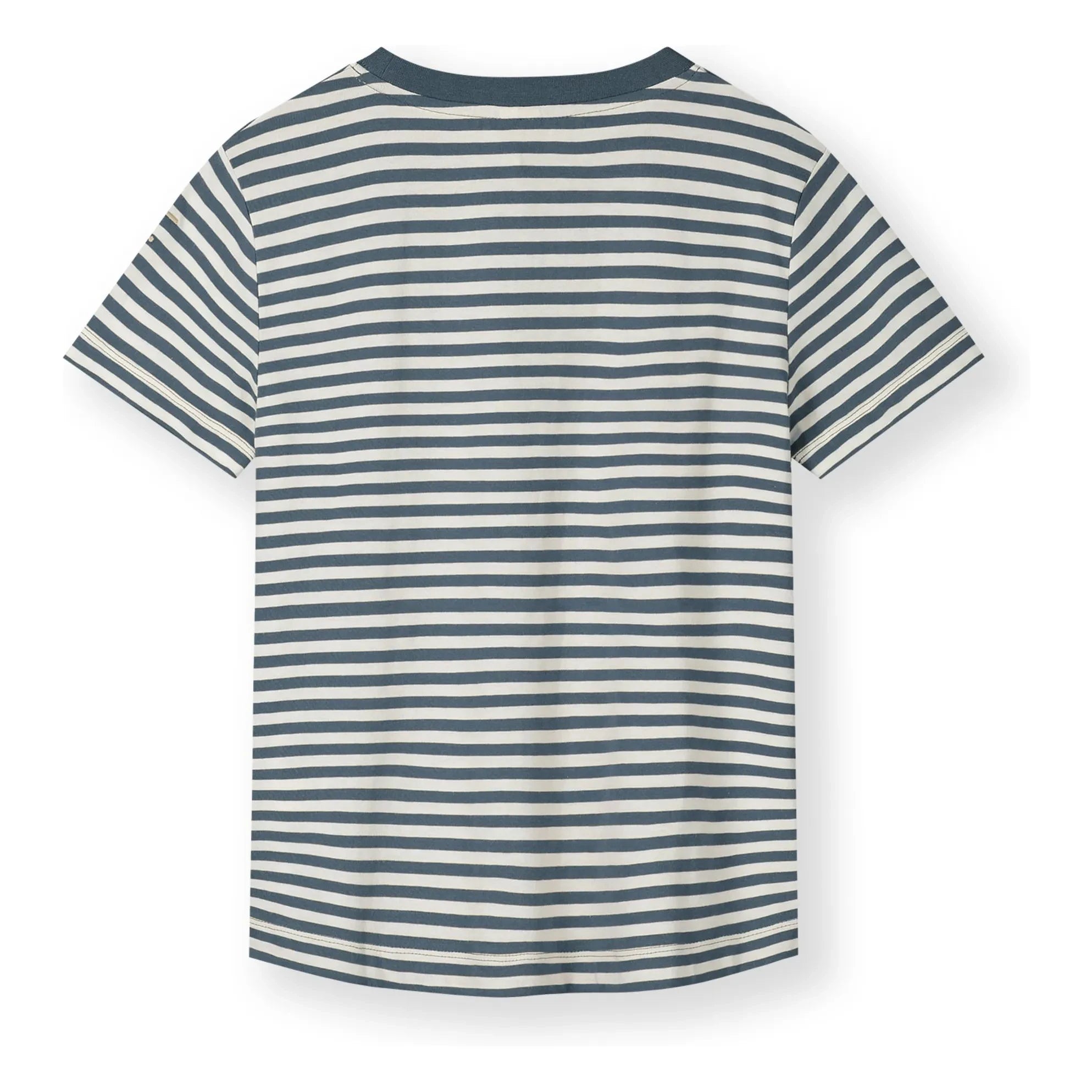 Gray Label - Camiseta Oversize de Algodón Orgánico a Rayas | Azul