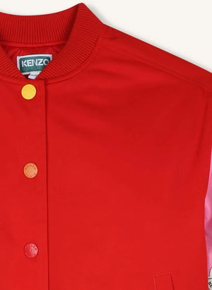 Kenzo - Cazadora bomber con parche bordado Kenzo Flower | Rojo