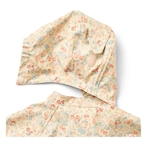 Wheat - Chardy Fleurie Chaqueta Impermeable de Fibra Reciclada | Albaricoque