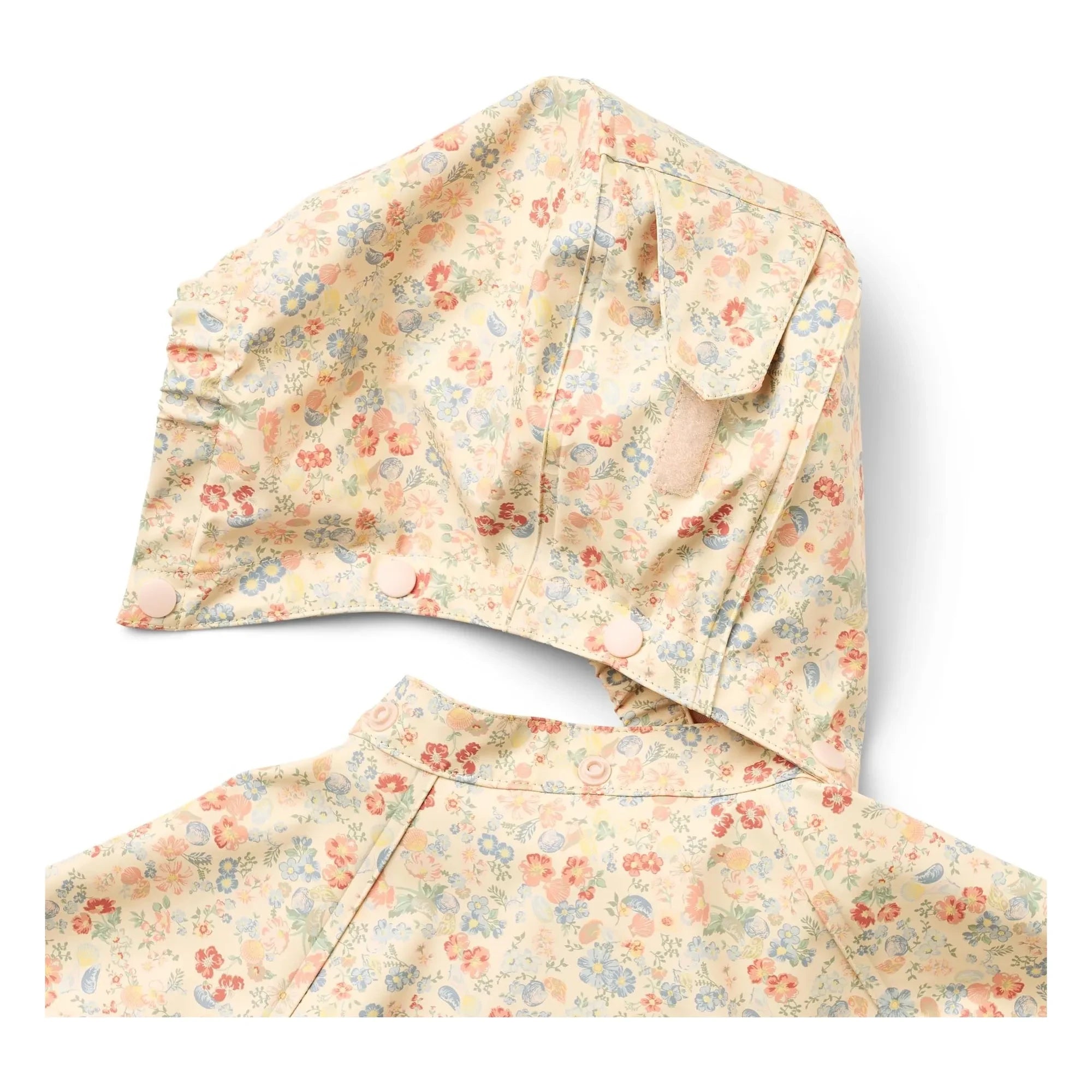 Wheat - Chardy Fleurie Chaqueta Impermeable de Fibra Reciclada | Albaricoque