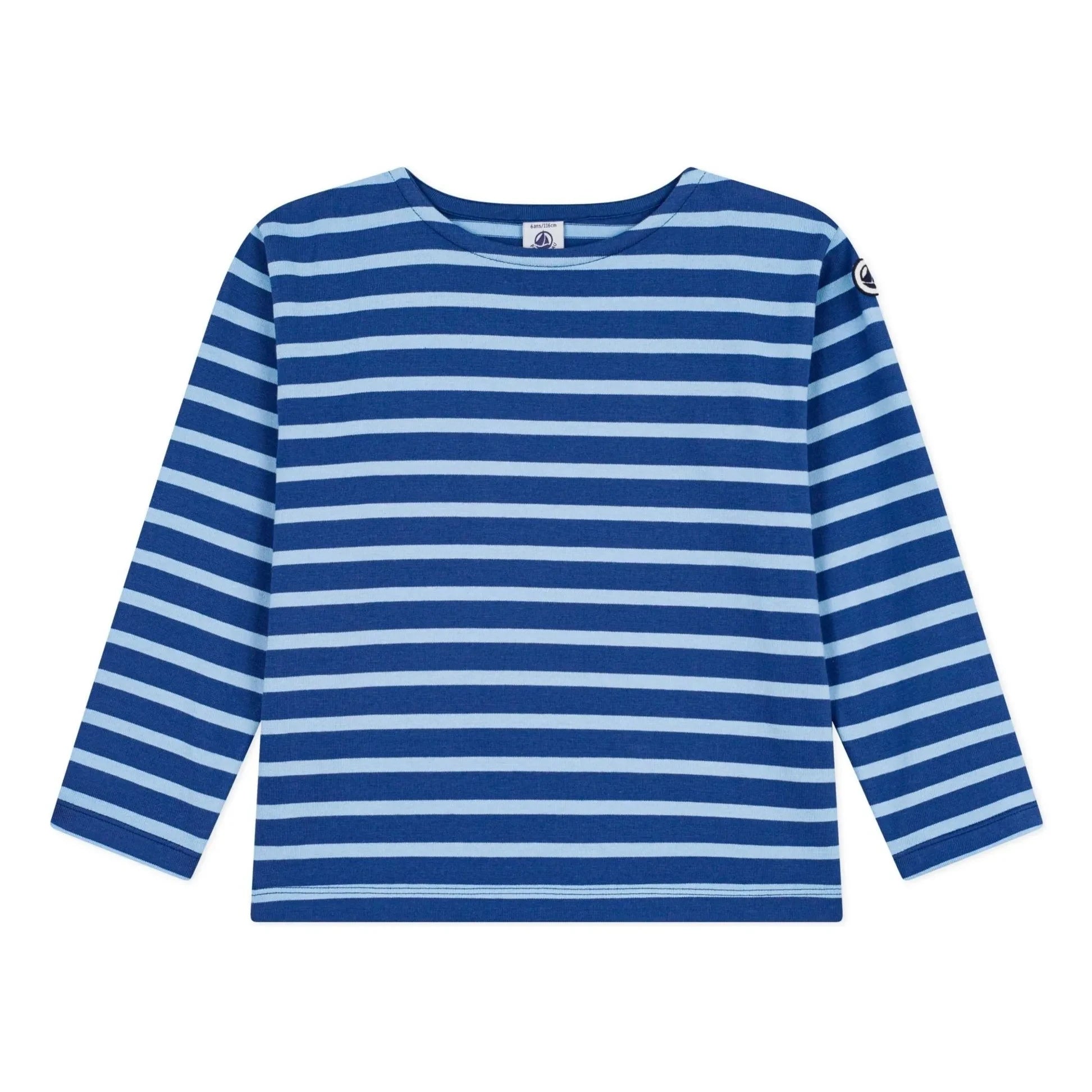 Petit Bateau - Camiseta con estampado de marinière | Azul
