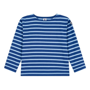 Petit Bateau - Camiseta con estampado de marinière | Azul