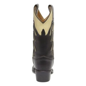 Bootstock - Santiags Flames Black | Black