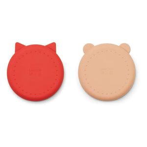 Liewood - Platos Olivia - Set de 2 | Rojo
