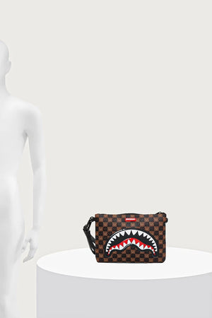 Sprayground - Paris’teki Köpek Balıkları Kahverengi Omuz Çantası 910B9307NSZ