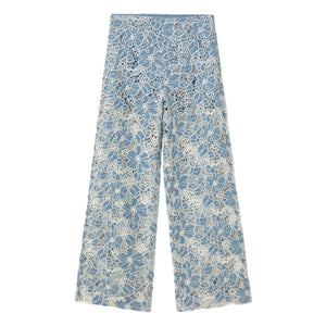 The Tiny Big Sister - Pantalones de algodón | Azul