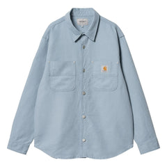 Carhartt WIP - Camisa extragrande de lino y algodón Walter | Azul grisáceo