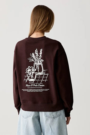 Sudadera de algodón para mujer Marc O'Polo