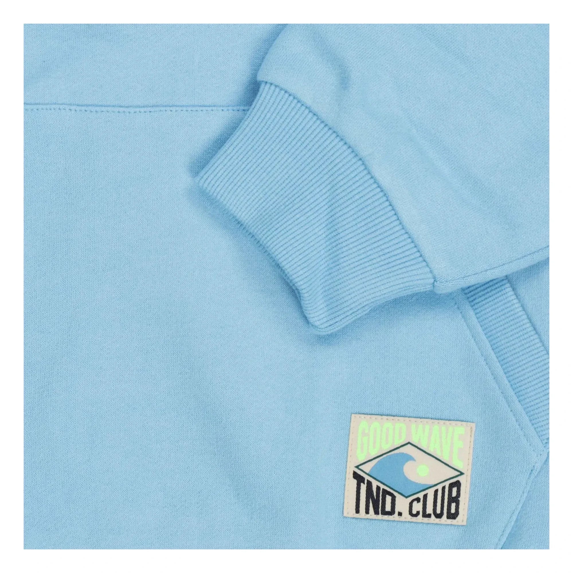 Tumble N'Dry - Sudadera con Capucha de Algodón Orgánico Salado | Azul Claro